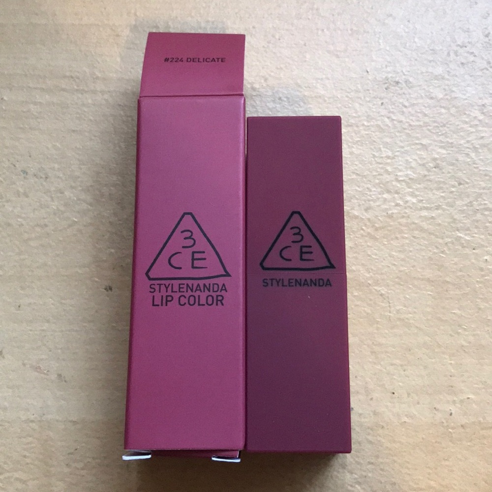 New 3CE Matte Lip Color #224 Delicate - Picture 5 of 7
